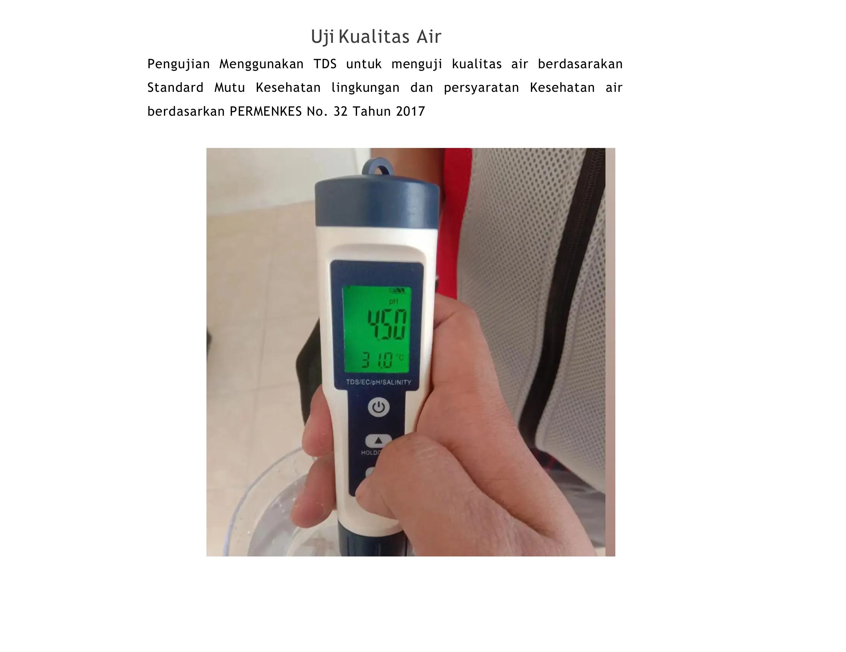 Uji Kualitas Air